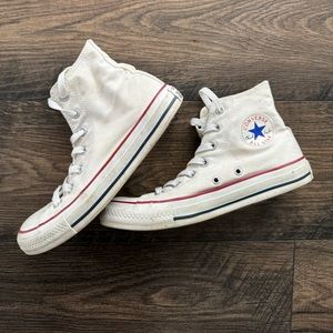 White High Top Converse